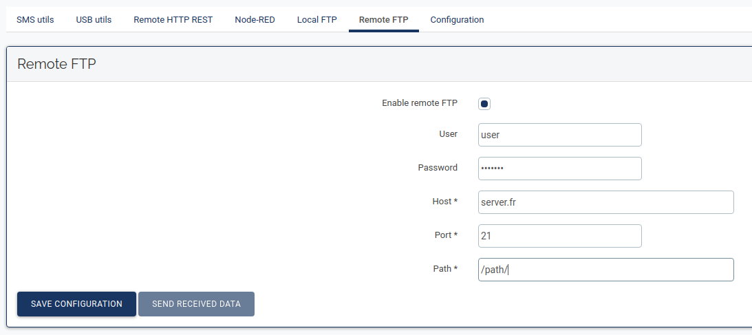 Remote FTP