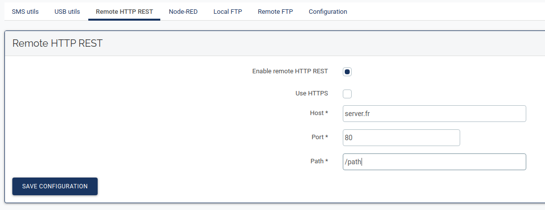 Remote HTTP