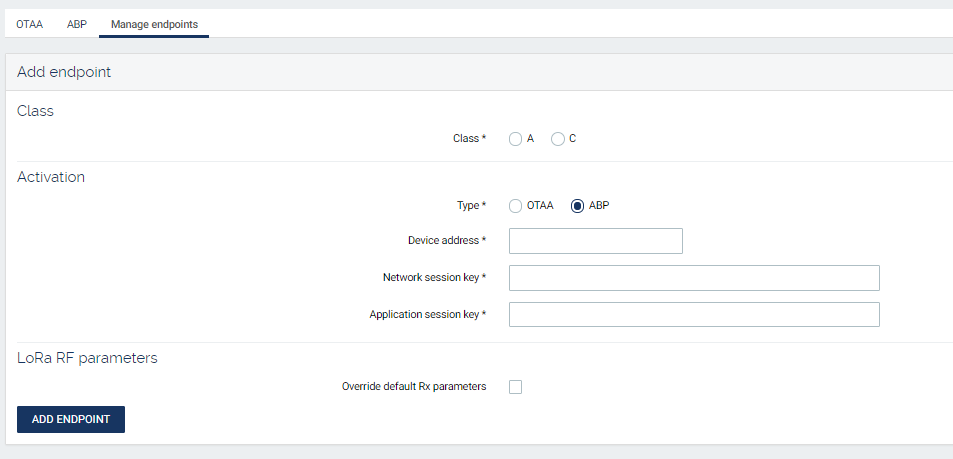 Add ABP end-device