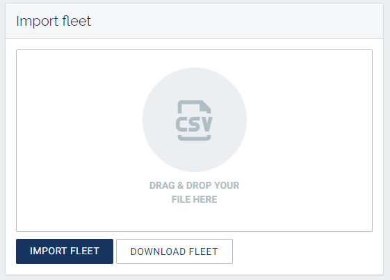 Import end-device fleet